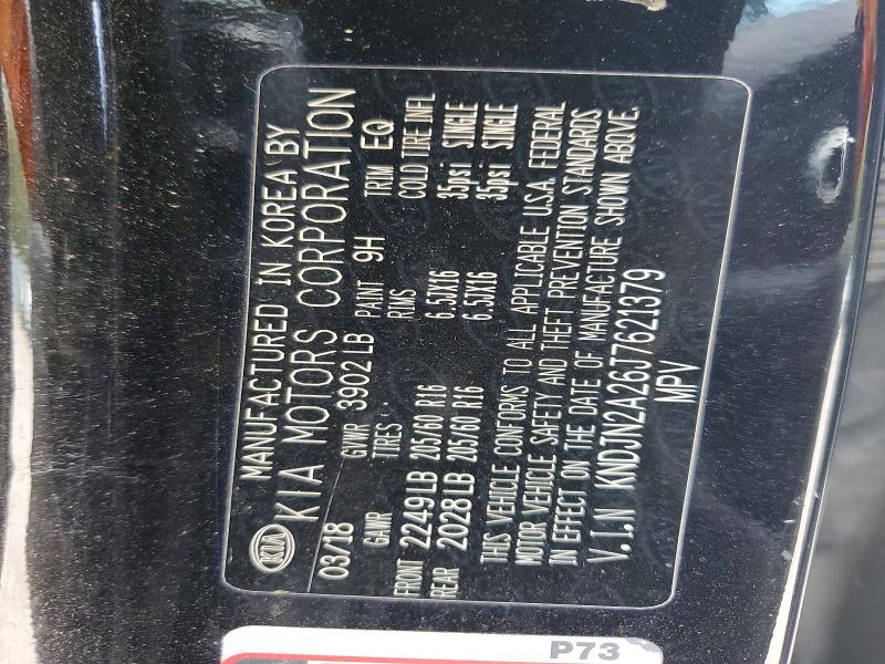 Продажа на аукционе авто 2018 Kia Soul, vin: KNDJN2A26J7621379, номер лота: 49444436