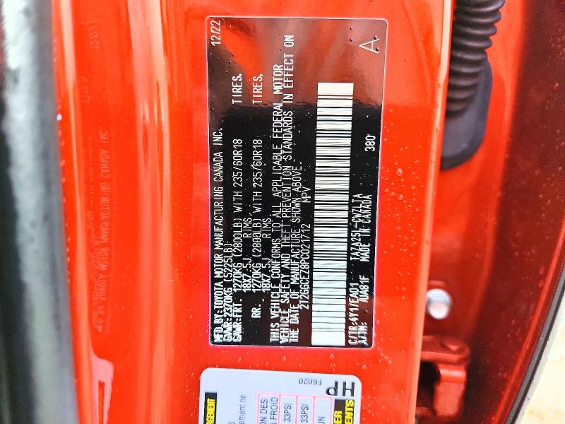2023 Lexus Nx 350 მანქანა იყიდება აუქციონზე, vin: 2T2GGCEZ8PC021712, აუქციონის ნომერი: 48956446