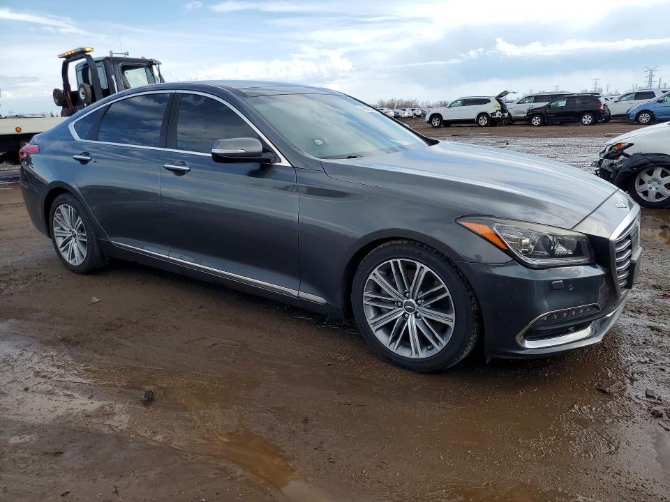 2018 Genesis G80 მანქანა იყიდება აუქციონზე, vin: KMHGN4JE2JU237306, აუქციონის ნომერი: 49609216