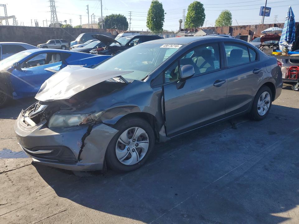 Auction sale of the 2013 Honda Civic, vin: 19XFB2F55DE286640, lot number: 48675216