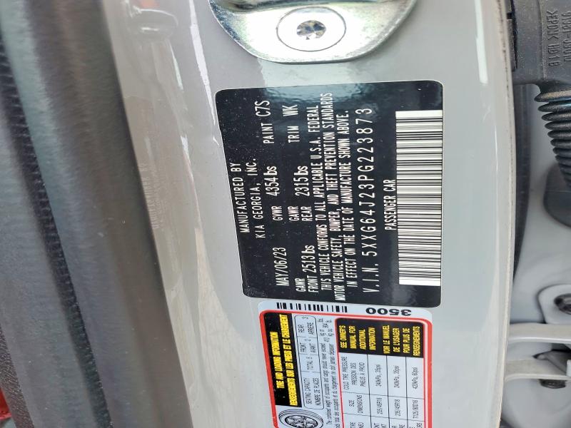 48711606 :رقم المزاد ، 5XXG64J23PG223873 vin ، 2023 Kia K5 مزاد بيع