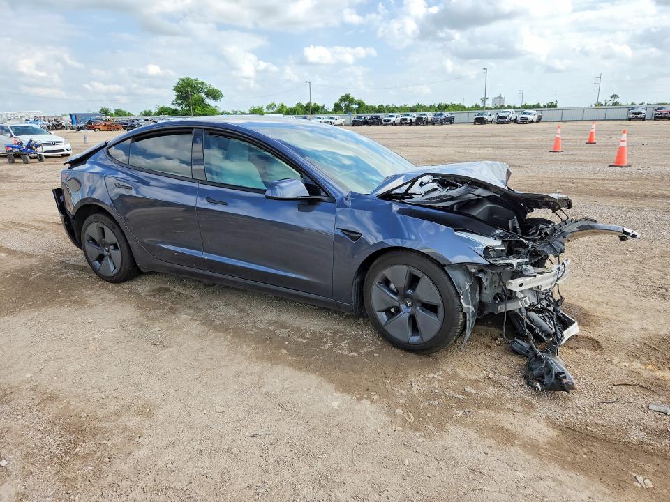 49672266 :رقم المزاد ، 5YJ3E1EB2NF269656 vin ، 2022 Tesla Model 3 مزاد بيع