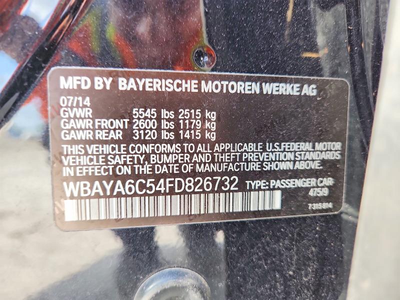 Продаж на аукціоні авто 2015 Bmw 740, vin: WBAYA6C54FD826732, номер лоту: 51181126