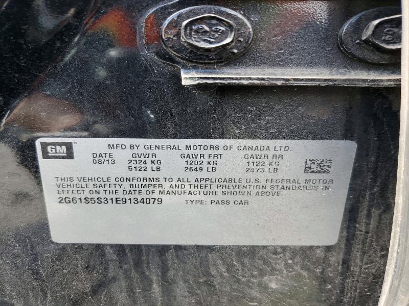 Aukcja sprzedaży 2014 Cadillac Xts, vin: 2G61S5S31E9134079, numer aukcji: 49892486