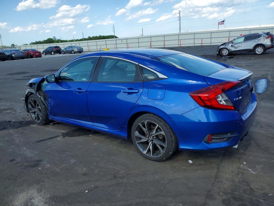 50399616 :رقم المزاد ، 2HGFC2F8XMH535561 vin ، 2021 Honda Civic مزاد بيع