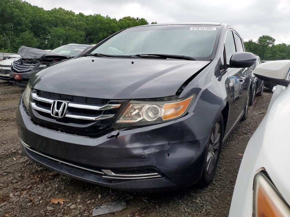 51016106 :رقم المزاد ، 5FNRL5H48FB127205 vin ، 2015 Honda Odyssey مزاد بيع