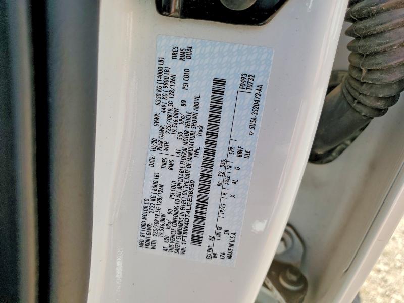 Продаж на аукціоні авто 2020 Ford F450, vin: 1FT8W4DT4LEE36550, номер лоту: 48833896