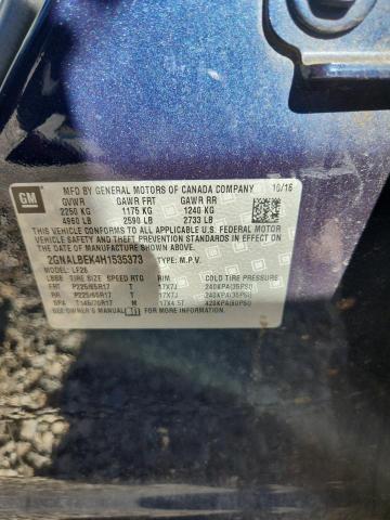 Aukcja sprzedaży 2017 Chevrolet Equinox, vin: 2GNALBEK4H1535373, numer aukcji: 49370756
