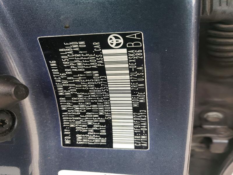 51669516 :رقم المزاد ، 5YFBURHE1GP557713 vin ، 2016 Toyota Corolla مزاد بيع
