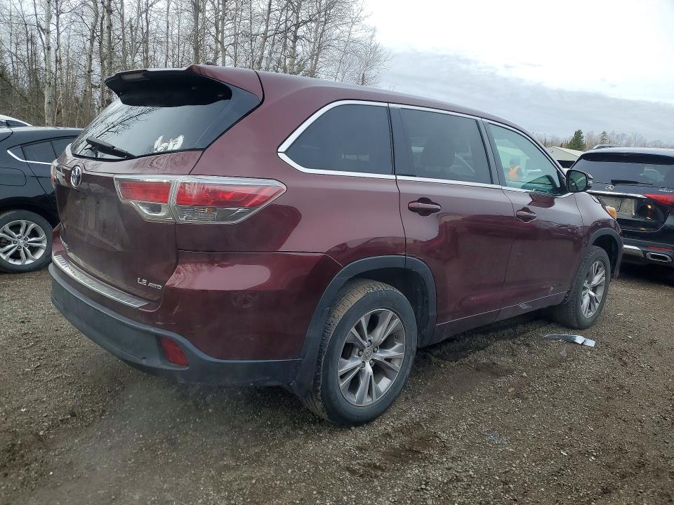 Продаж на аукціоні авто 2014 Toyota Highlander, vin: 5TDBKRFH4ES040378, номер лоту: 46276826