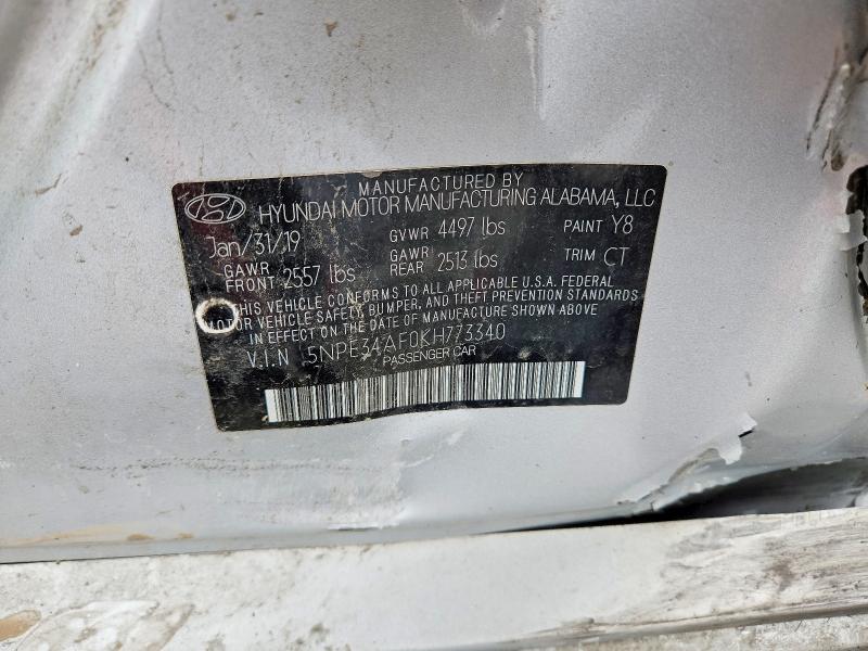 Продажа на аукционе авто 2019 Hyundai Sonata, vin: 5NPE34AF0KH773340, номер лота: 48767626