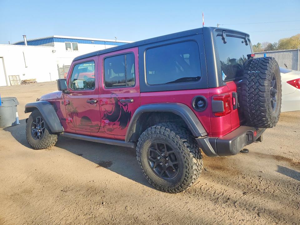 49916166 :رقم المزاد ، 1C4PJXDG3RW318135 vin ، 2024 Jeep Wrangler مزاد بيع