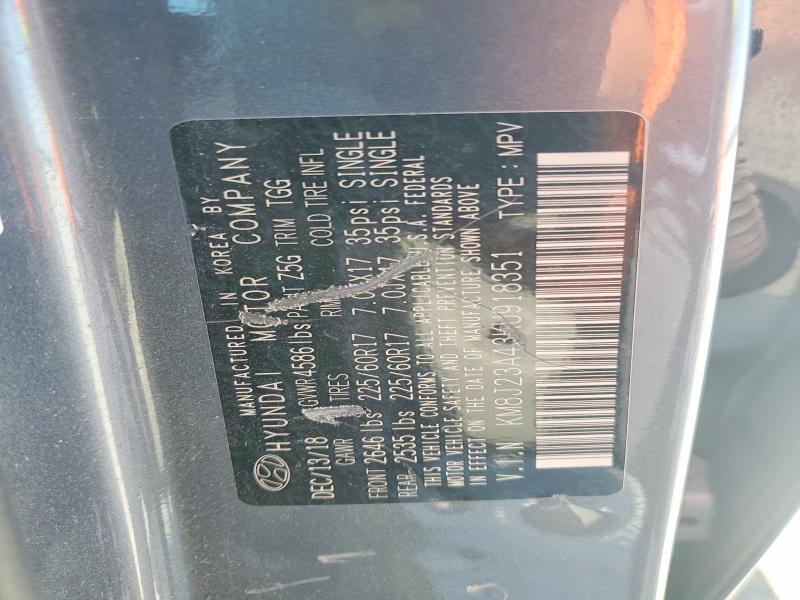 2019 Hyundai Tucson მანქანა იყიდება აუქციონზე, vin: KM8J23A43KU918351, აუქციონის ნომერი: 48572406