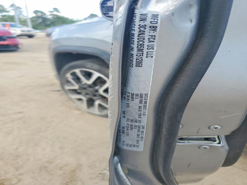 Продаж на аукціоні авто 2021 Jeep Compass, vin: 3C4NJDCB5MT512868, номер лоту: 49324536