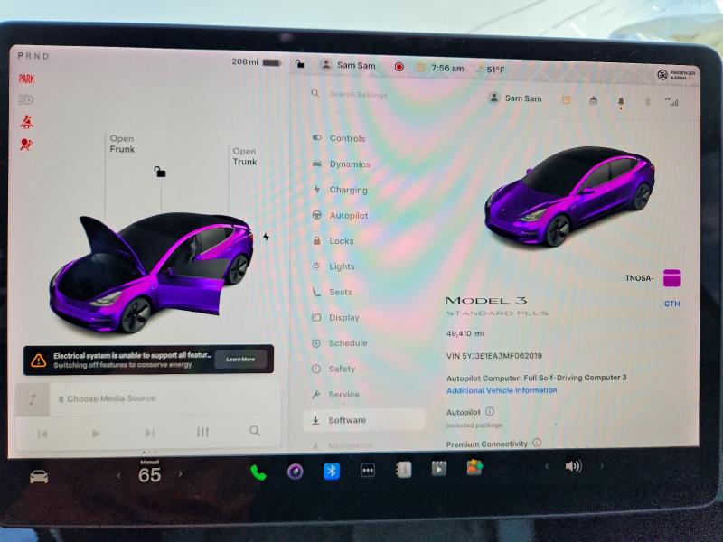 48740876 :رقم المزاد ، 5YJ3E1EA3MF062019 vin ، 2021 Tesla Model 3 مزاد بيع