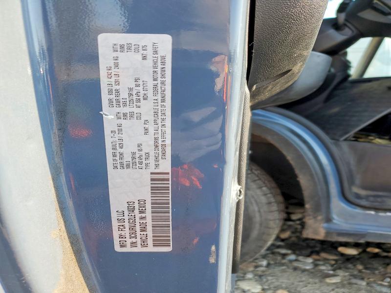 48048676 :رقم المزاد ، 3C6URVJG2LE140313 vin ، 2020 Ram Promaster 3500 مزاد بيع