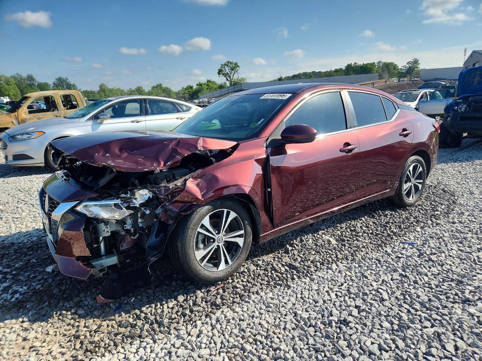 2022 Nissan Sentra მანქანა იყიდება აუქციონზე, vin: 3N1AB8CVXNY253282, აუქციონის ნომერი: 51197096