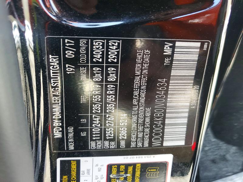 Aukcja sprzedaży 2018 Mercedes-benz Glc, vin: WDC0G4KB0JV034634, numer aukcji: 48532176