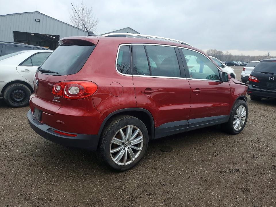 49851966 :رقم المزاد ، WVGBV75NX9W543157 vin ، 2009 Volkswagen Tiguan مزاد بيع