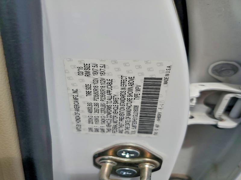Продажа на аукционе авто 2016 Acura Rdx, vin: 5J8TB3H51GL018008, номер лота: 49854056