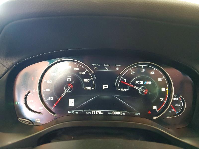 Продаж на аукціоні авто 2020 Bmw X3 M Competitio, vin: 5YMTS0C02LLT10678, номер лоту: 49050916