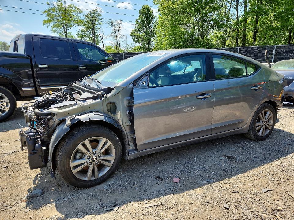50466976 :رقم المزاد ، 5NPD84LF3JH316353 vin ، 2018 Hyundai Elantra مزاد بيع