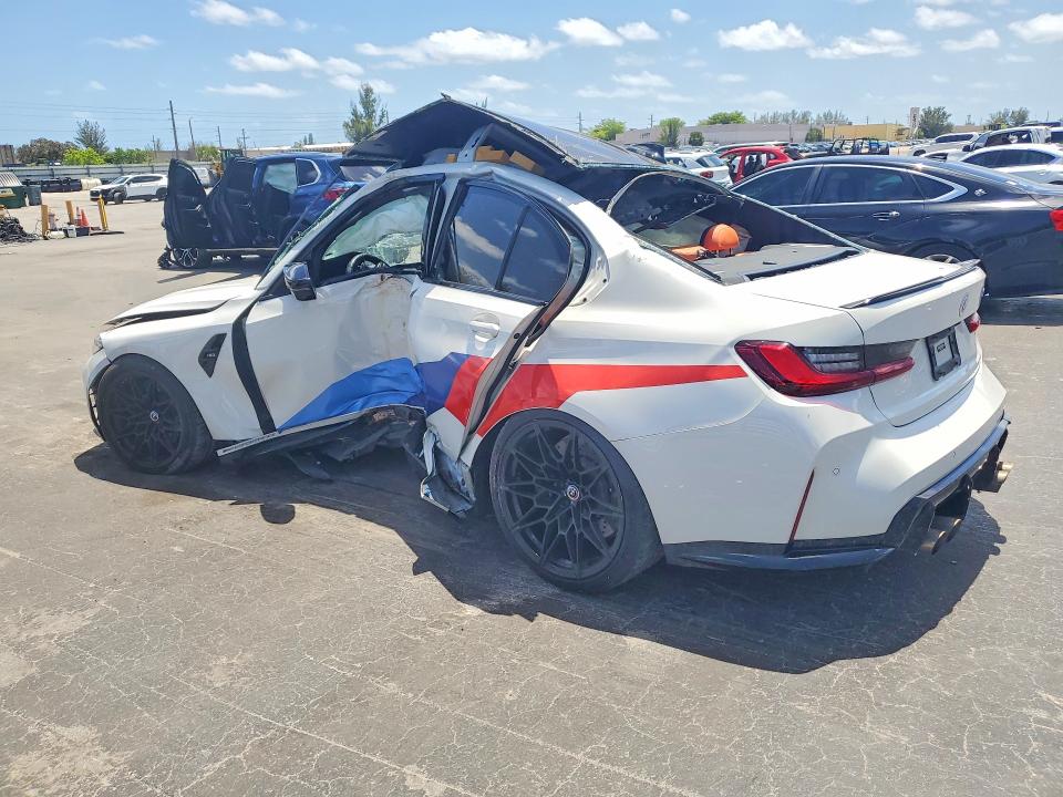 2022 Bmw M3 მანქანა იყიდება აუქციონზე, vin: WBS53AY08NFN04915, აუქციონის ნომერი: 49434206