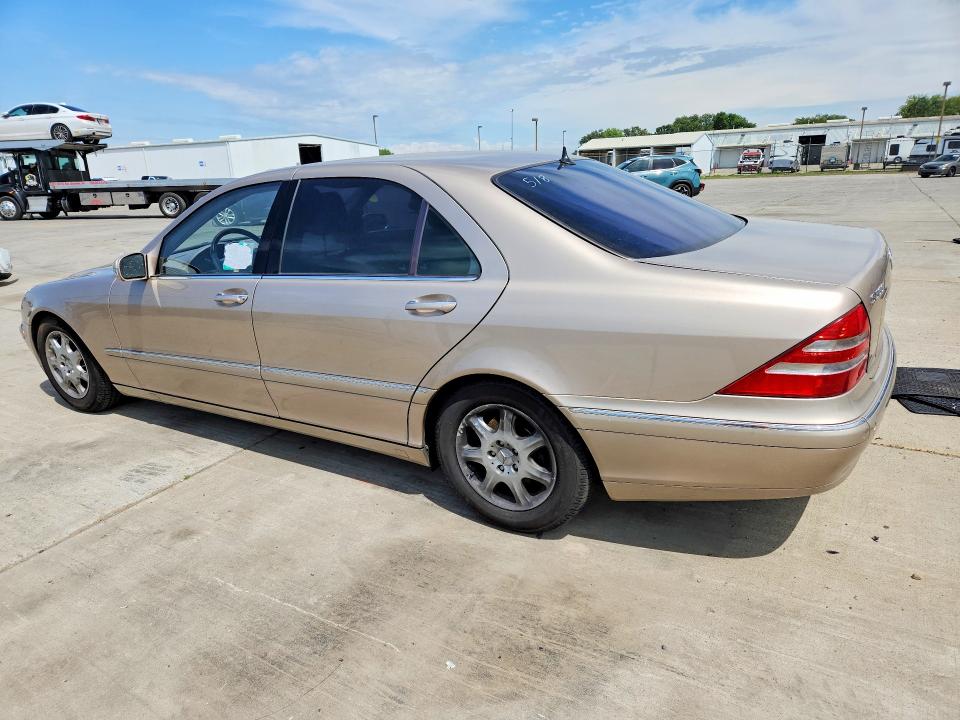 Aukcja sprzedaży 2002 Mercedes-benz S, vin: WDBNG75J52A248025, numer aukcji: 50222676