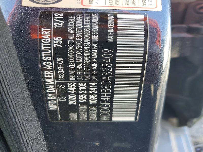 Продажа на аукционе авто 2013 Mercedes-benz C, vin: WDDGF4HB8DA828409, номер лота: 49638206