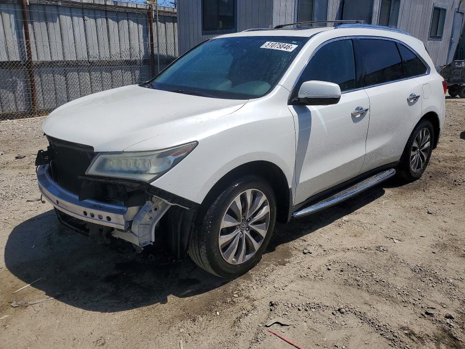 2014 Acura Mdx მანქანა იყიდება აუქციონზე, vin: 5FRYD3H4XEB014060, აუქციონის ნომერი: 51075846