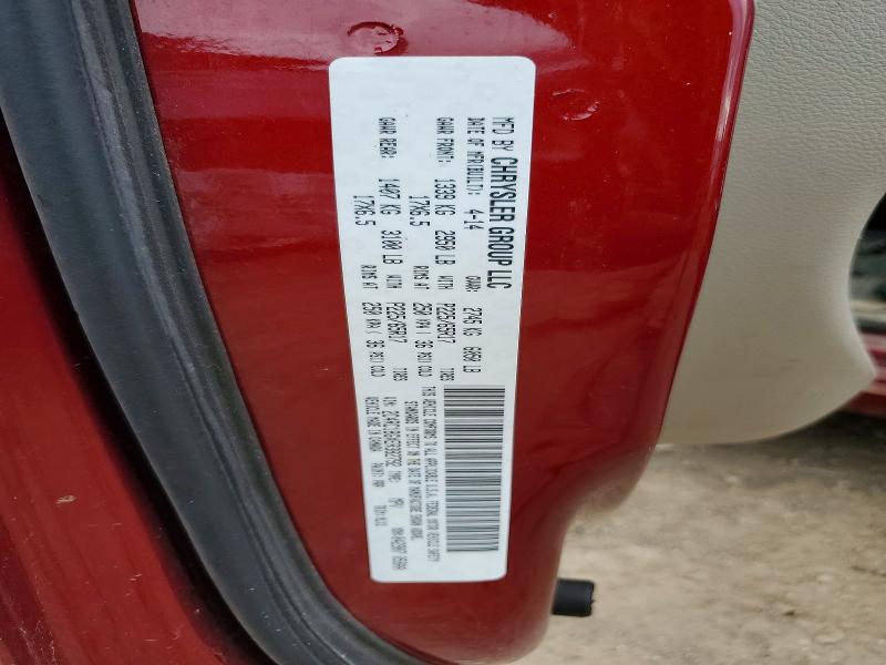 Продажа на аукционе авто 2014 Chrysler Town & Country, vin: 2C4RC1BGXER382792, номер лота: 51210876