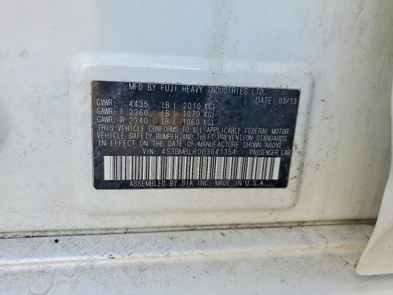 Продаж на аукціоні авто 2013 Subaru Legacy, vin: 4S3BMBL60D3041354, номер лоту: 48858616