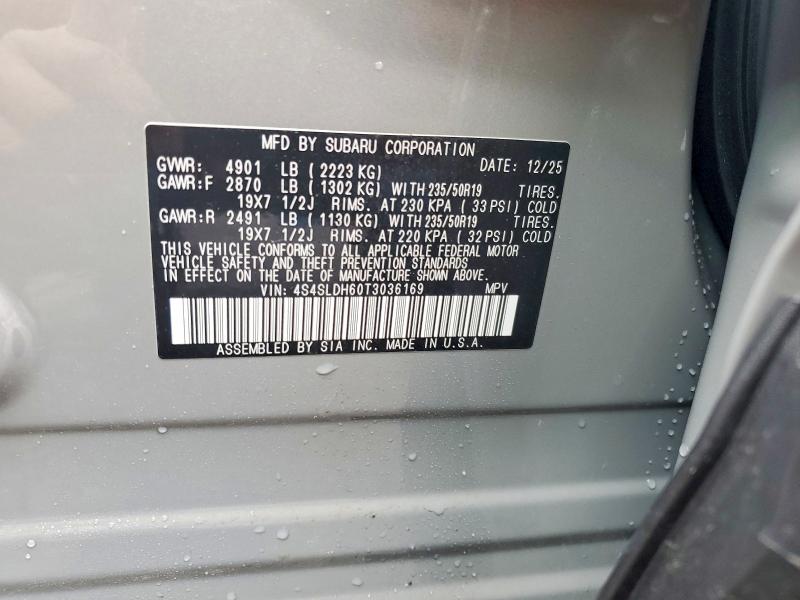 Aukcja sprzedaży 2026 Subaru Forester, vin: 4S4SLDH60T3036169, numer aukcji: 48040436