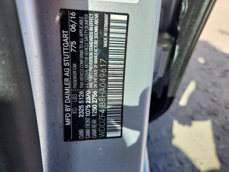 Продажа на аукционе авто 2017 Mercedes-benz E, vin: WDDZF4JB8HA049617, номер лота: 51831926