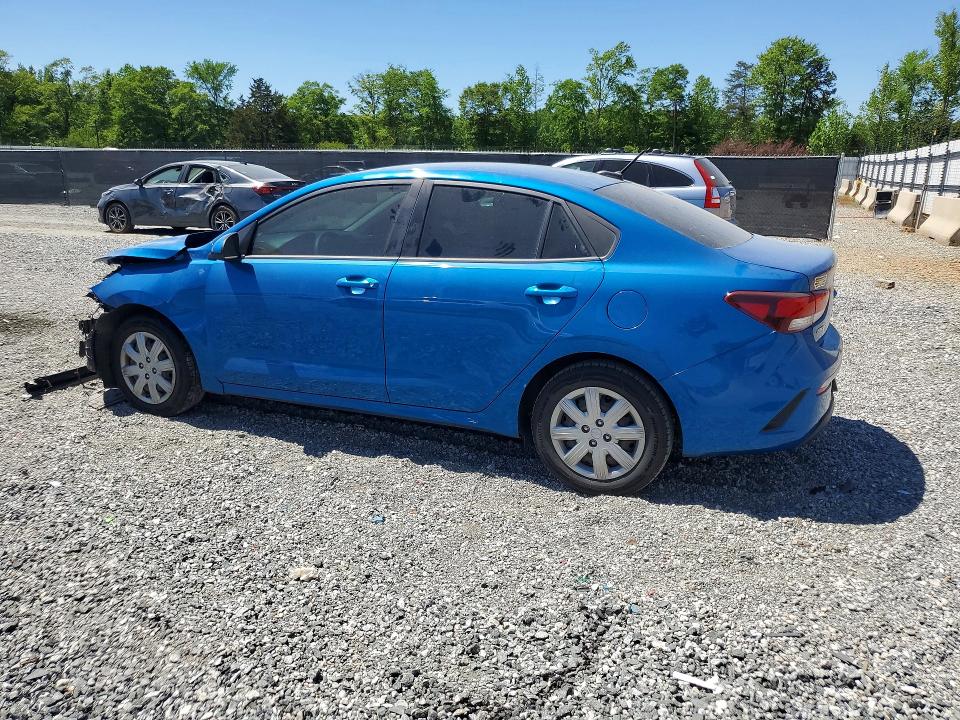 49981166 :رقم المزاد ، 3KPA24AD2NE455020 vin ، 2022 Kia Rio مزاد بيع