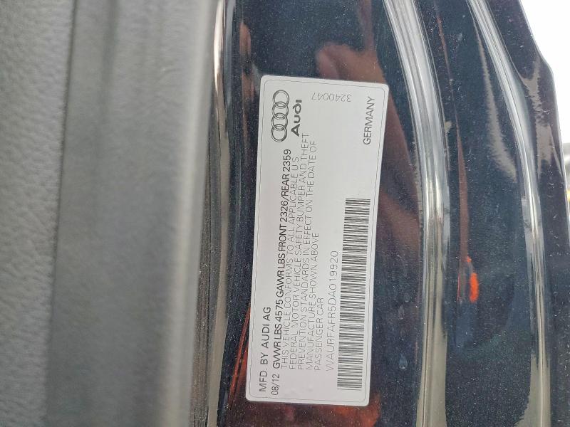 Aukcja sprzedaży 2013 Audi A5, vin: WAURFAFR5DA019920, numer aukcji: 48128456