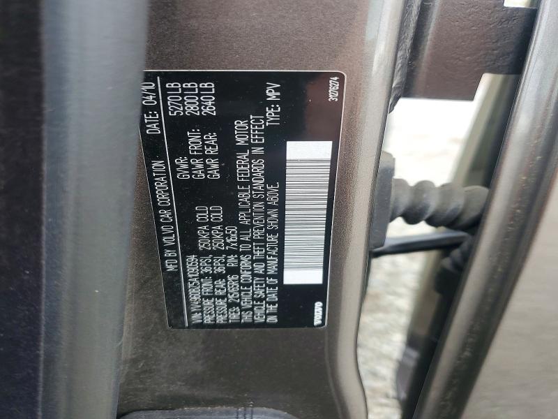 Aukcja sprzedaży 2010 Volvo Xc70, vin: YV4960BZ5A1090594, numer aukcji: 49481856