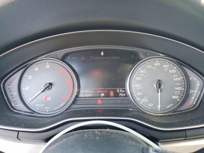 51185876 :رقم المزاد ، WAUA4AF49KA109558 vin ، 2019 Audi S4 مزاد بيع