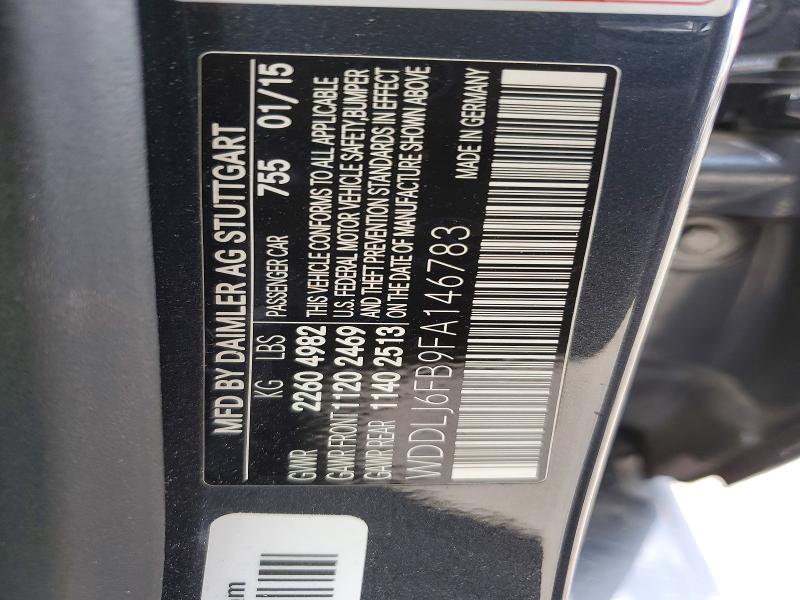 Продаж на аукціоні авто 2015 Mercedes-benz Cls, vin: WDDLJ6FB9FA146783, номер лоту: 48926696