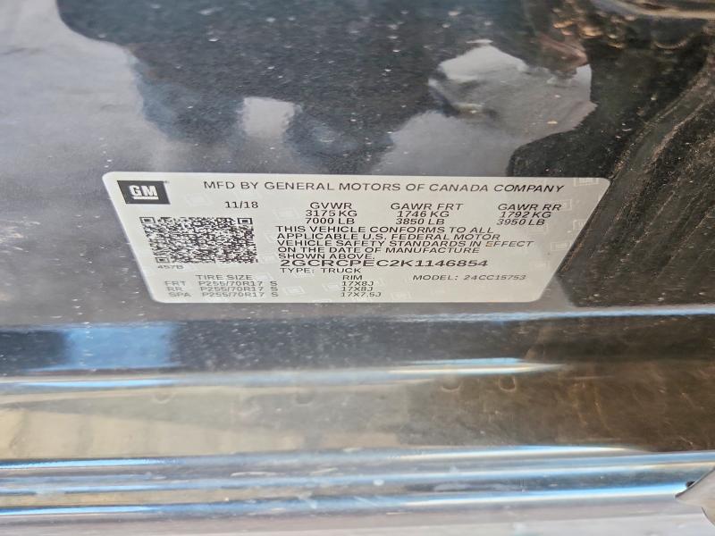 Aukcja sprzedaży 2019 Chevrolet Silverado Ld, vin: 2GCRCPEC2K1146854, numer aukcji: 48545826