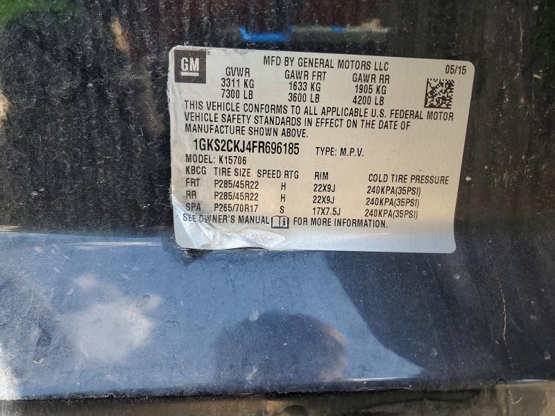 Продажа на аукционе авто 2015 Gmc Yukon, vin: 1GKS2CKJ4FR696185, номер лота: 51261776