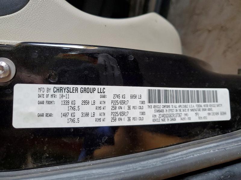 51692346 :رقم المزاد ، 2C4RDGDG6CR137367 vin ، 2012 Dodge Grand Caravan مزاد بيع