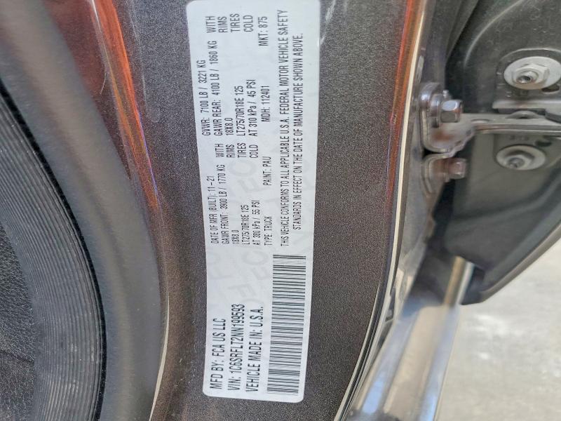 Продажа на аукционе авто 2022 Ram 1500, vin: 1C6SRFLT2NN199593, номер лота: 49384366