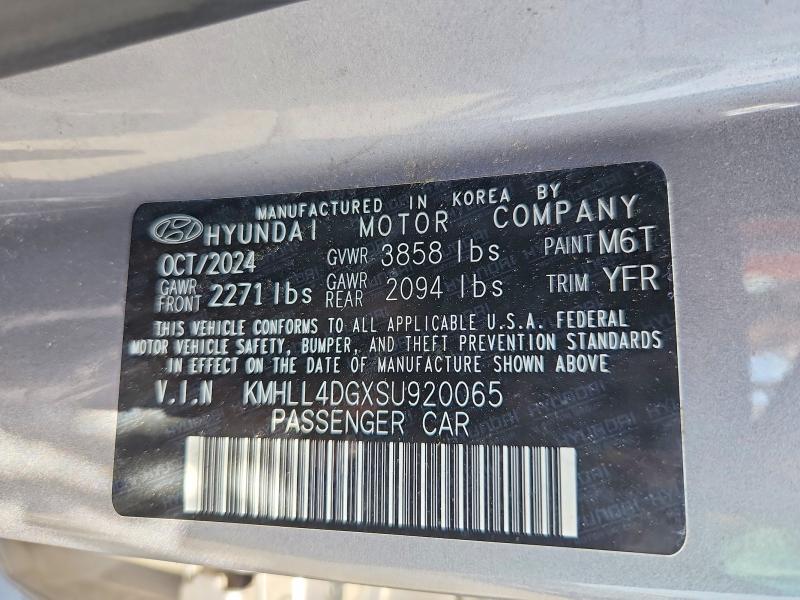Aukcja sprzedaży 2025 Hyundai Elantra, vin: KMHLL4DGXSU920065, numer aukcji: 49275126