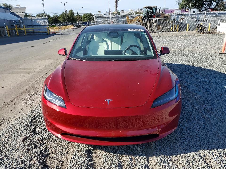 49246626 :رقم المزاد ، 5YJ3E1EB7RF854674 vin ، 2024 Tesla Model 3 مزاد بيع