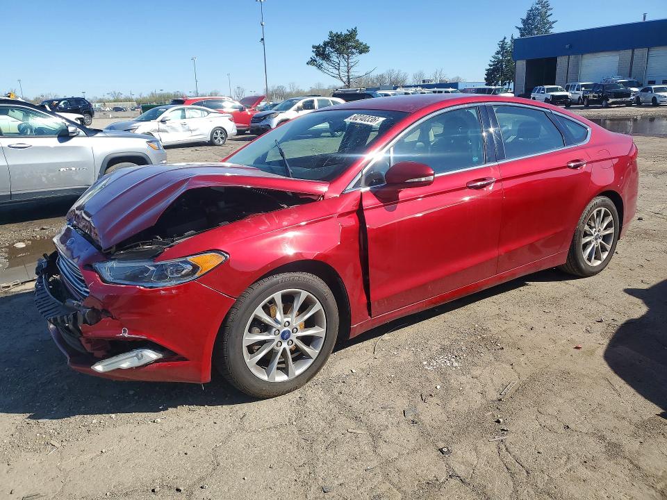 50240336 :رقم المزاد ، 3FA6P0HD1HR205664 vin ، 2017 Ford Fusion مزاد بيع