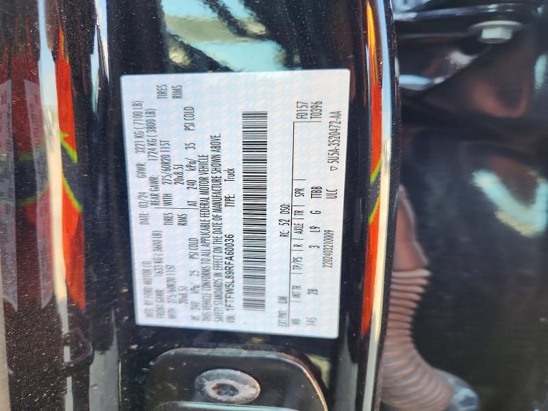 Продажа на аукционе авто 2024 Ford F150, vin: 1FTFW5L89RFA60036, номер лота: 49154796