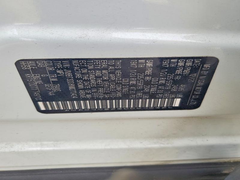 49830146 :رقم المزاد ، JN8BT3DD8NW270424 vin ، 2022 Nissan Rogue مزاد بيع