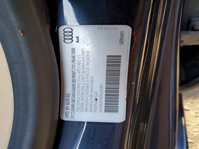 49475616 :رقم المزاد ، WAU2GAFC4DN063085 vin ، 2013 Audi A7 مزاد بيع