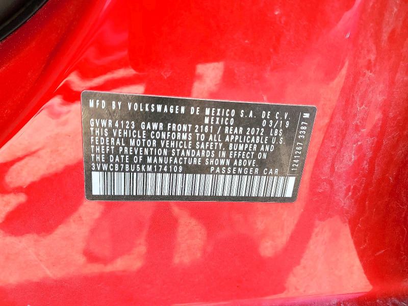 Aukcja sprzedaży 2019 Volkswagen Jetta, vin: 3VWCB7BU5KM174109, numer aukcji: 49408686